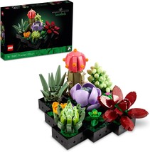 Lego Icons Succulents Artificial Plant Set For Adults, Home Decor,, 10309 - $51.96