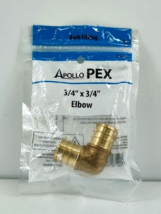 Apollo 3/4 in. x 3/4 in. Brass PEX-B Barb 90-Degree Pipe Elbow APXE3434 (1-Pack) - £7.00 GBP