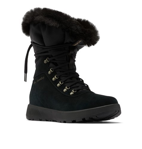 Columbia Women&#39;s Slopeside Village Omni-Heat Hi Black/Mud BL0152-010 - $41.70