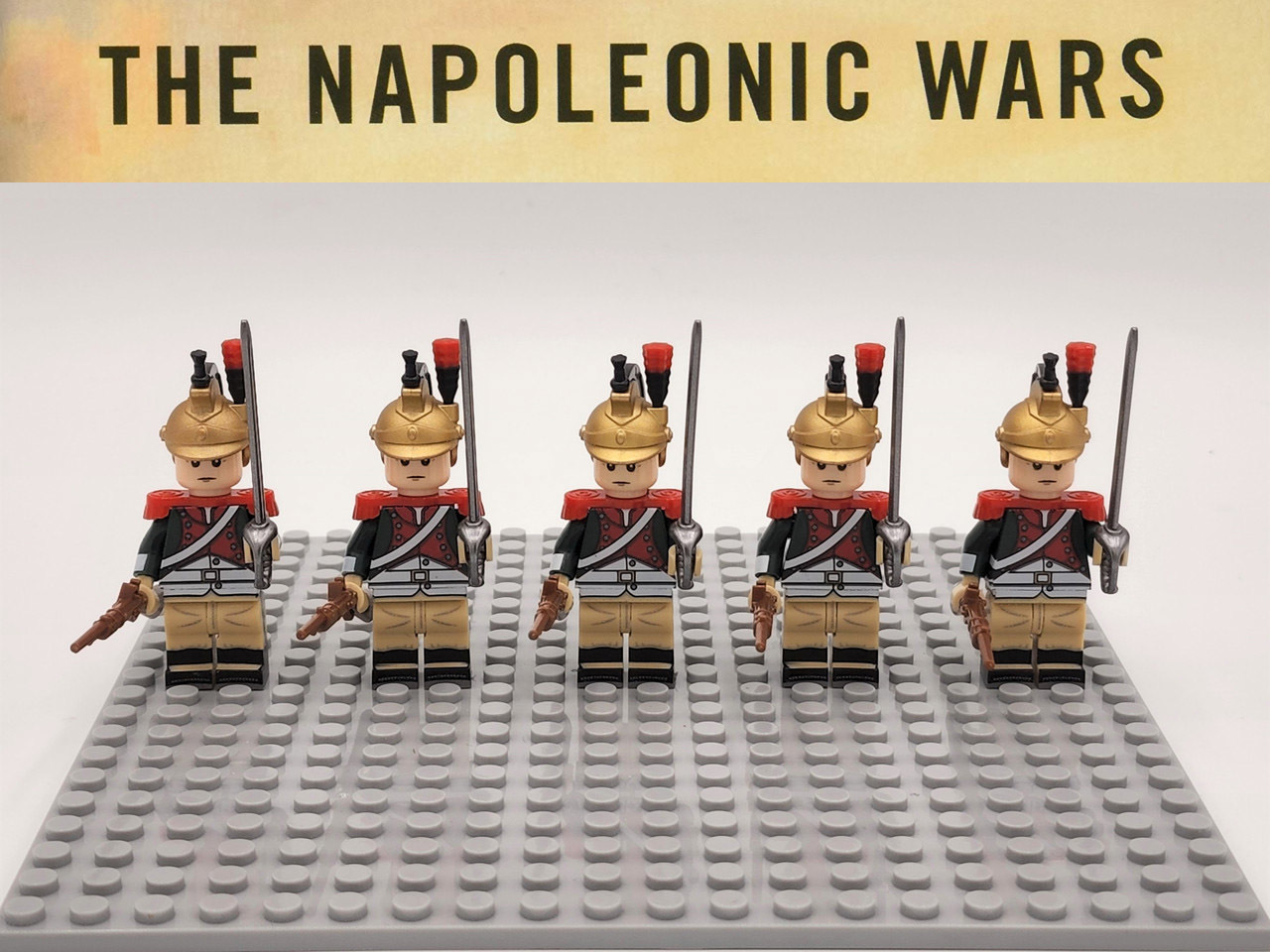 5pcs Napoleonic Wars French Dragoons Custom Minifigure Toys Gift - $11.68