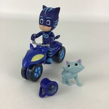 PJ Masks Catboy Moon Rover Vehicle Cycle Mr Meow Figures Just Play 3pc Lot Toy - £18.64 GBP