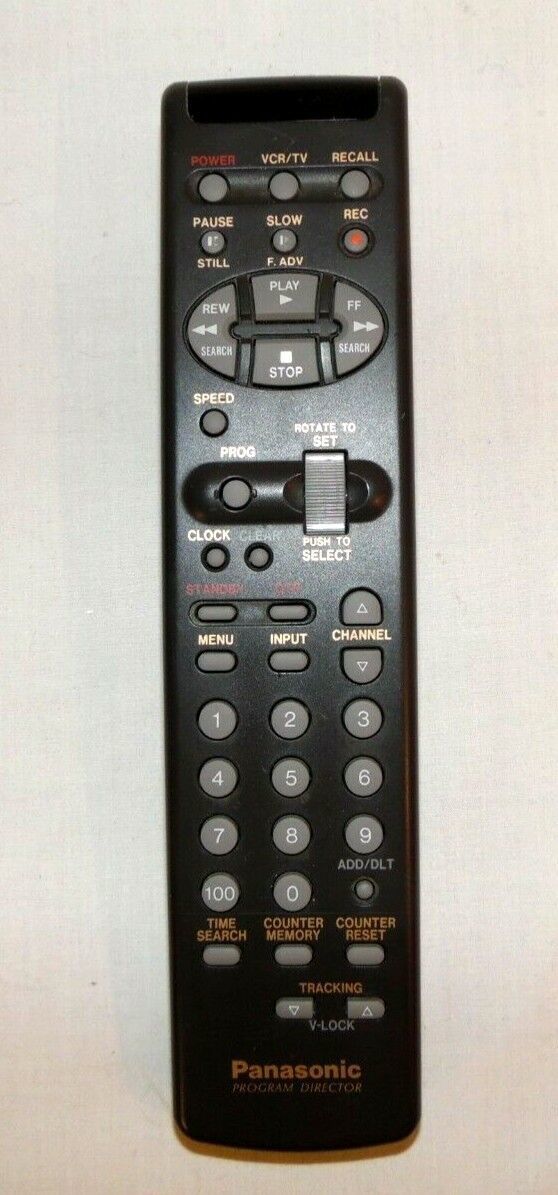 Panasonic Program Director VCR Remote Control VSQS1241 tested working ` - £6.97 GBP