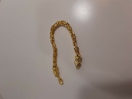 Yellow Gold plated bracelet  7 1/2 inch - $4.95