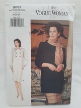 90&#39;s The Vogue Woman Pattern 9061 ~ Misses&#39; Dress Tunic &amp; Skirt Size 20-... - £15.73 GBP