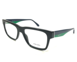Prada Eyeglasses Frames VPR 16R 1AB-1O1 Black Blue Green Striped 51-16-140 - $148.49