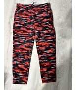 Tek Gear Flannel Camo Boys Med Husky Red/black/gray Pants - £6.00 GBP