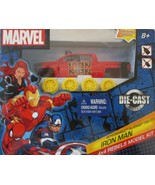 Marvel 4x4 Rebels Model Kit 4.5&quot; Truck Build Kit Iron Man - £6.66 GBP