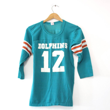 Vintage Kids Miami Florida Dolphins Football Jersey T Shirt Large - $36.77