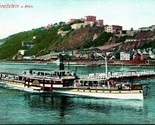 Ehrenbreitstein Steamer Sailing Boat Fortress Munich Germany 1910s Postc... - $3.91