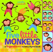 Five Little Monkeys: A Fingers &amp; Toes Nursery Rhyme Book (Fingers &amp; Toes Nursery - £6.47 GBP