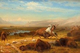 The Last of the Buffalo by Albert Bierstadt as Giclee Art Print + Ships Free - £30.68 GBP+