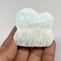 60.1g, 1.9&quot;x1.9&quot;x0.4&quot;, Natural Caribbean Calcite Cloud Crystal @Afghanistan, B31 - £15.73 GBP