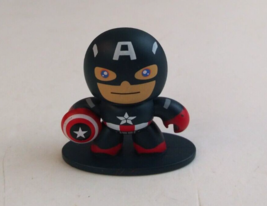 2013 Hasbro Marvel Micro Muggs Captain America 1.5&quot; Mini Figure - £3.90 GBP