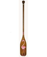WorldBazzar 40&quot; Nautical Oar Paddle with Flamingo Wooden Wall Art Decor 40&quot; - £27.20 GBP