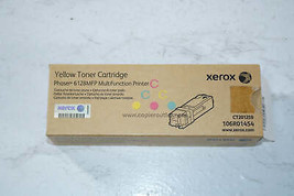 New OEM Xerox Phaser 6128MFP Yellow Toner Cartridge 106R01454 Same Day Ship - £19.39 GBP