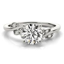 14k White Gold Finish 0.20 Ct Round Cut Diamond Wedding Engagement Ring 925 - $85.99