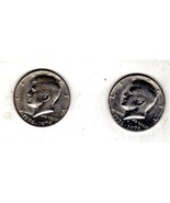 U S Coin -  Kennedy Half Dollars  1 -1971 plain &amp; 1 1971 D - £2.76 GBP