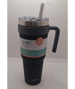 Zak! Everyday Smiles Thermal Tumbler 2 in 1 Lid Handle Black 40 oz / 1.18L - $384.53 MXN
