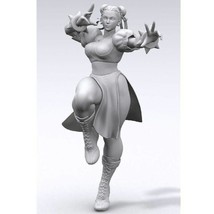 1/6 320mm 3D Print Model Kit Beautiful Girl Woman Fighter Unpainted - £83.91 GBP