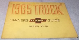 Vintage Original Chevrolet Owners Guide 1965 Truck Series 10-30 - £9.46 GBP