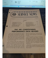 Chevrolet Service News Volume 33 May 1961 #5 Air Conditioning Performance - $129.54 MXN