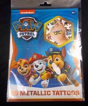 Paw Patrol 25 temporary Metallic tattoos pack #2 Made USA - $4.95