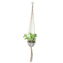 THY COLLECTIBLES Hand-Weaved Macrame Plant Hanger Indoor Outdoor Hanging... - $8.99