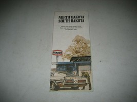 Vintage Texaco North South Dakota Road Map 1970s - £15.86 GBP