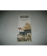 Vintage Texaco North South Dakota Road Map 1970s - €17,19 EUR