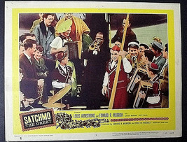 LOUIS ARMSTRONG: (SATCHMO THE GREAT) 1957 DOCUMENTARY MOVIE LOBBY CARD - £157.90 GBP