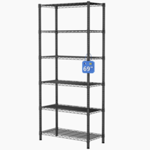 Golpart 6 Tier Adjustable Storage Shelvesheavy Duty Metal Utility Shelf ... - $96.68