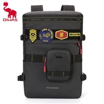 OIWAS Kim Men&#39;s Fashion Backpack Trendy Badge Backpack With Belt bag Cool Pack T - £138.22 GBP