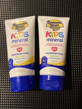 2 Banana Boat Kids Mineral Sunscreen Lotion Spectrum SPF 50+, 6 oz-Exp. 7/2025 - £9.76 GBP