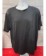 Reebok Men&#39;s T-Shirt Crewneck Workout Exercise LG / Large Dark Gray Ligh... - £5.97 GBP