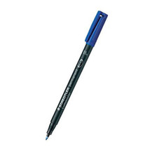Staedtler Lumocolor 0.6mm Fine Permanent Pen 10pcs - Blue - £44.33 GBP