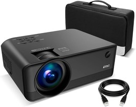 Living Enrichment Mini Projector, 1080P Hd Supported Portable Video Projector, - £48.06 GBP