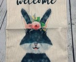 Spring Garden Flag 12 x 18 Double Sided Welcome Yard Flag Floral Easter - £15.01 GBP