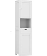 Shintenchi Tall Bathroom Storage Cabinet, Slim Corner Floor Cabinet With... - $106.93