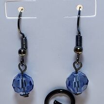 Blue Crystal Earrings - $2.00