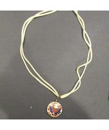 Beautiful Cloisonné Necklace - 16 1/2&quot; long - £7.57 GBP