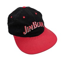 Jim Bean Hat Snapback Adjustable Black Red Casual Baseball Cap Trucker V... - $10.69