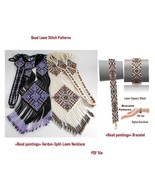 Bead loom patterns Split-Loom Necklace Gerdan and Bracelet, Beading, PDF... - $6.78 CAD+