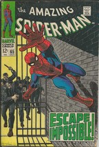 Amazing Spiderman #65 ORIGINAL Vintage 1968 Marvel Comics  - £62.75 GBP