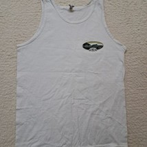 Alstyle Aloha Hawaii Sleeveless TShirt Size Medium 100% Cotton Back Grap... - £9.91 GBP