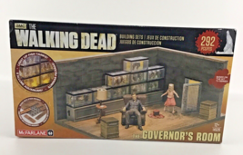 AMC The Walking Dead Building Set Governor&#39;s Room 14526 McFarlane Toys 2... - $44.50