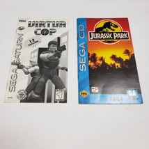 Jurassic Park (Sega Cd) Virtua Cop Sega Saturn Manual Only No Games - £10.93 GBP