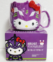 Hello Kitty Mug ROUND1×EVANGELION Die Cut Mug - $44.88