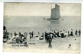 Landing From The Yacht Postcard Ocean Grove New Jersey 1910&#39;s - £9.32 GBP