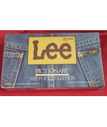 Pictionary Lee Jeans Hip Pocket Edition Game Exclusive Vintage 1988 New ... - $12.13 CAD