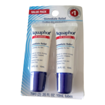 Aquaphor Lip Repair Immediate Relief For Severely Dry Lips Balm Sealed Pack of 2 - $12.16